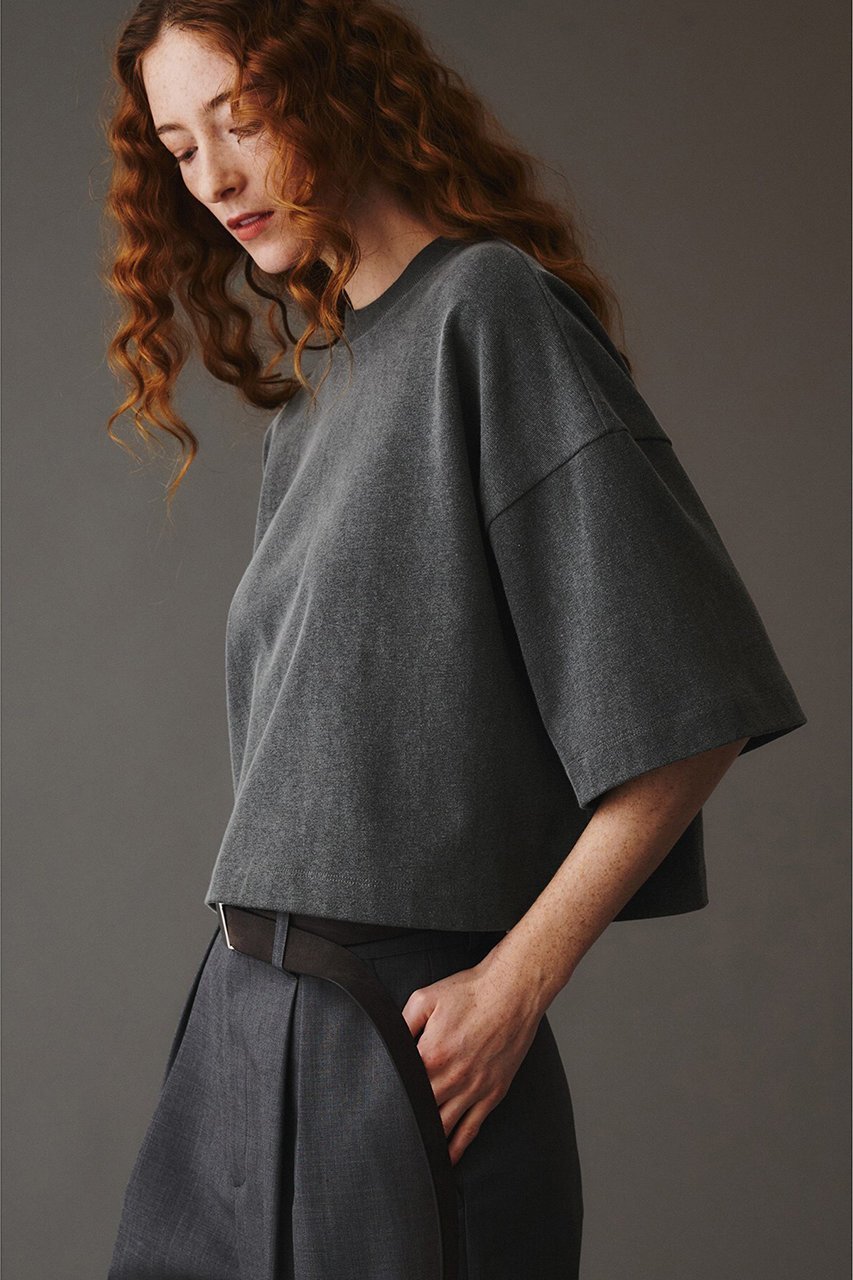 【オブリオ/AUBRIOT】のヴィンテージライク ボクシーTシャツ 人気、トレンドファッション・服の通販 founy(ファニー) 　ファッション　Fashion　レディースファッション　WOMEN　トップス・カットソー　Tops/Tshirt　シャツ/ブラウス　Shirts/Blouses　ロング / Tシャツ　T-Shirts　カットソー　Cut and Sewn　コンパクト　Compact　ショート　Short　スリーブ　Sleeve　フォルム　Form　ベーシック　Basic　リラックス　Relax　ヴィンテージ　Vintage　other-8|ID: prp329100004372535 ipo3291000000031336533