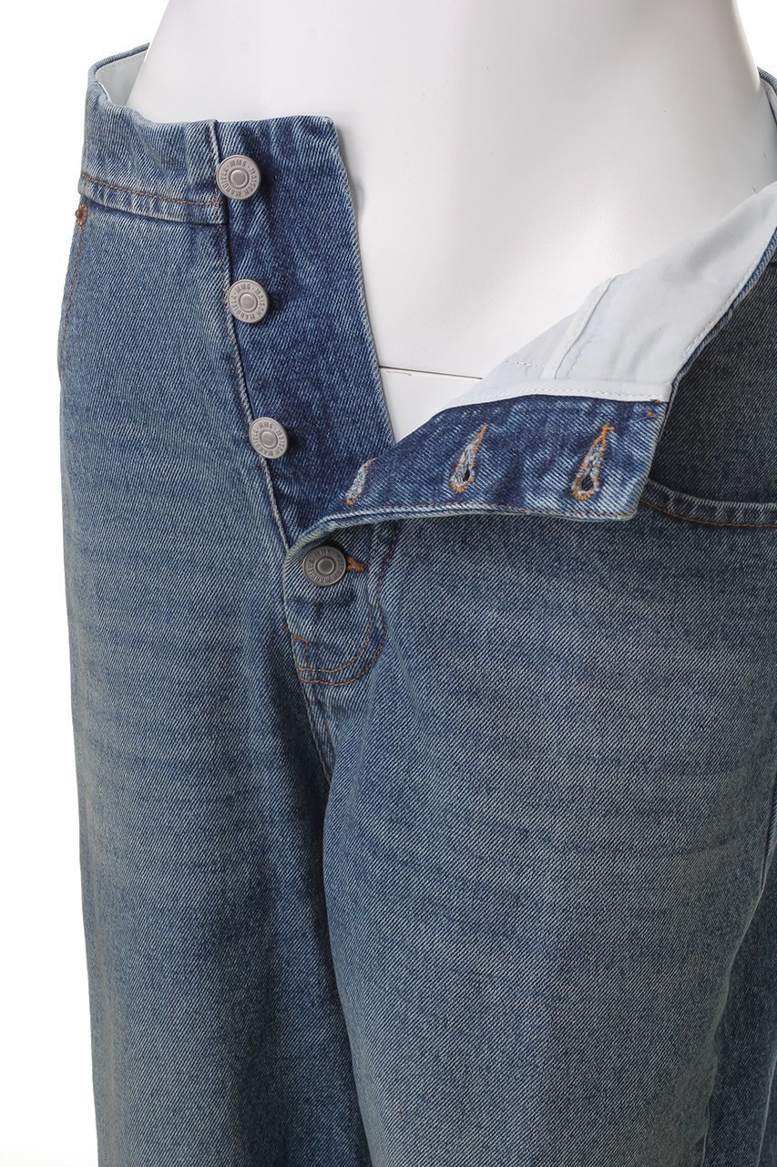 【エムエム6 メゾン マルタン マルジェラ/MM6 Maison Martin Margiela】の5ポケットデニムパンツ 人気、トレンドファッション・服の通販 founy(ファニー) 　ファッション　Fashion　レディースファッション　Fashion for Women　パンツ　Pants & Trousers　デニムパンツ・ジーンズ・美脚デニム　Denim Jeans & Pants　クラシック　Classic, Timeless Style　ストレート　Straight, Straight Cut　デニム　Denim, Jeans Material　定番　Standard, Basic Item　other-6|ID: prp329100004372541 ipo3291000000032927960