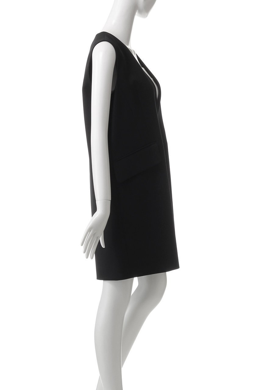 【エムエム6 メゾン マルタン マルジェラ/MM6 Maison Martin Margiela】のVネックミニドレス 人気、トレンドファッション・服の通販 founy(ファニー) 　ファッション　Fashion　レディースファッション　Fashion for Women　ワンピース　Dresses　フォーマル・パーティードレス・結婚式用ドレス　Elegant & Casual Dresses　チュニック　Tunic Tops & Dresses　インナー　Innerwear　オケージョン　Occasion Wear　コンパクト　Compact, Small Size　シンプル　Simple, Minimal　チュニック　Tunic, Long Top　ドレス　Dress, One-Piece　パーティ　Party, Party Style　フォルム　Silhouette, Form　other-3|ID: prp329100004372547 ipo3291000000032878481
