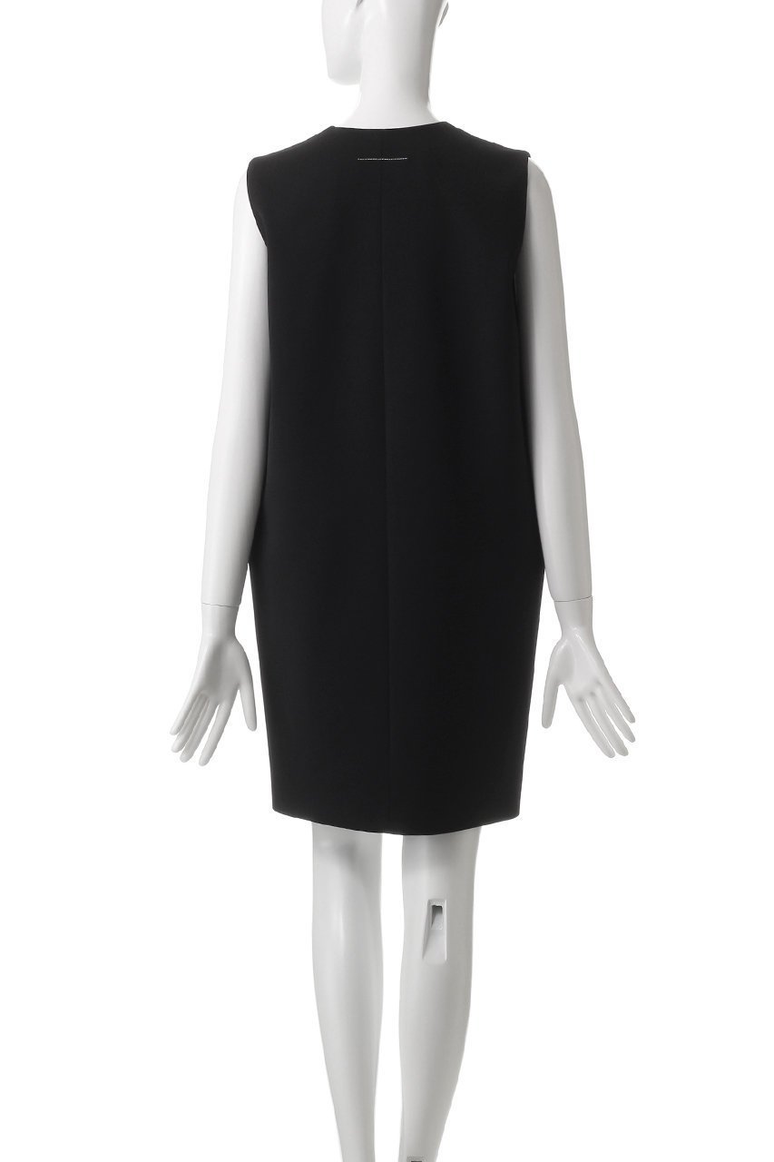 【エムエム6 メゾン マルタン マルジェラ/MM6 Maison Martin Margiela】のVネックミニドレス 人気、トレンドファッション・服の通販 founy(ファニー) 　ファッション　Fashion　レディースファッション　Fashion for Women　ワンピース　Dresses　フォーマル・パーティードレス・結婚式用ドレス　Elegant & Casual Dresses　チュニック　Tunic Tops & Dresses　インナー　Innerwear　オケージョン　Occasion Wear　コンパクト　Compact, Small Size　シンプル　Simple, Minimal　チュニック　Tunic, Long Top　ドレス　Dress, One-Piece　パーティ　Party, Party Style　フォルム　Silhouette, Form　other-4|ID: prp329100004372547 ipo3291000000032878488