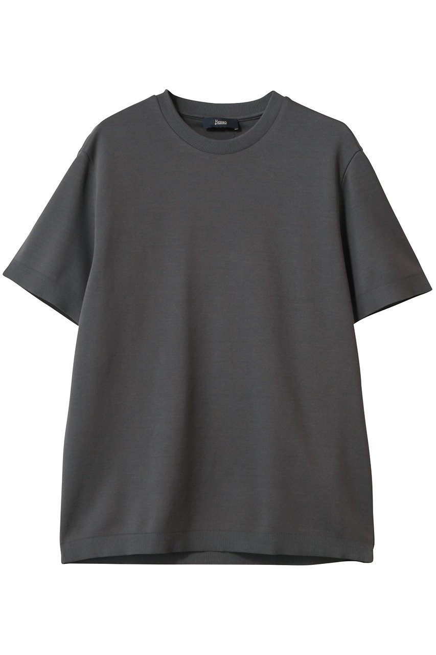 【ヘルノ/HERNO / MEN】の【MEN】コットンTシャツ インテリア・キッズ・メンズ・レディースファッション・服の通販 founy(ファニー) 　ファッション　Fashion　メンズファッション　Fashion for Men　トップス・カットソー　Cut & Sew Tops　メンズシャツ　Shirts　ショート　Short, Short Length　スリーブ　Sleeve, Long Sleeve / Short Sleeve　ベーシック　Basic, Essential　ダークグレー|ID: prp329100004372551 ipo3291000000032877520