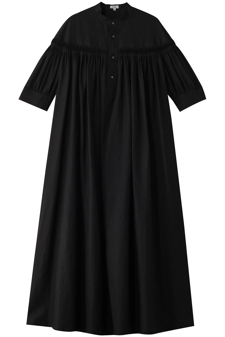 【サイ サイベーシックス/Scye SCYE BASICS】の60/11 Linen Cambric タックドレス 人気、トレンドファッション・服の通販 founy(ファニー) 　ファッション　Fashion　レディースファッション　Fashion for Women　ワンピース　Dresses　フォーマル・パーティードレス・結婚式用ドレス　Elegant & Casual Dresses　チュニック　Tunic Tops & Dresses　サンダル　Sandals, Summer Shoes　チュニック　Tunic, Long Top　ドレス　Dress, One-Piece　フェミニン　Feminine, Girly　リネン　Linen, Linen Fabric　ロング　Long, Long-Length　エレガント 上品　Elegant　今季　This Season, Current Season　夏　Summer　春　Spring　S/S・春夏　SS, Spring/Summer, Warm Season　 other-1|ID: prp329100004372553 ipo3291000000032878539
