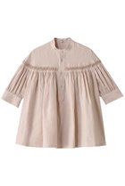 【サイ サイベーシックス/Scye SCYE BASICS】の60/11 Linen Cambric タック パフスリーブ ブラウス ピンクベージュ|ID:prp329100004372554