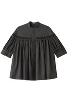 【サイ サイベーシックス/Scye SCYE BASICS】の60/11 Linen Cambric タック パフスリーブ ブラウス チャコール|ID: prp329100004372554 ipo3291000000032868003