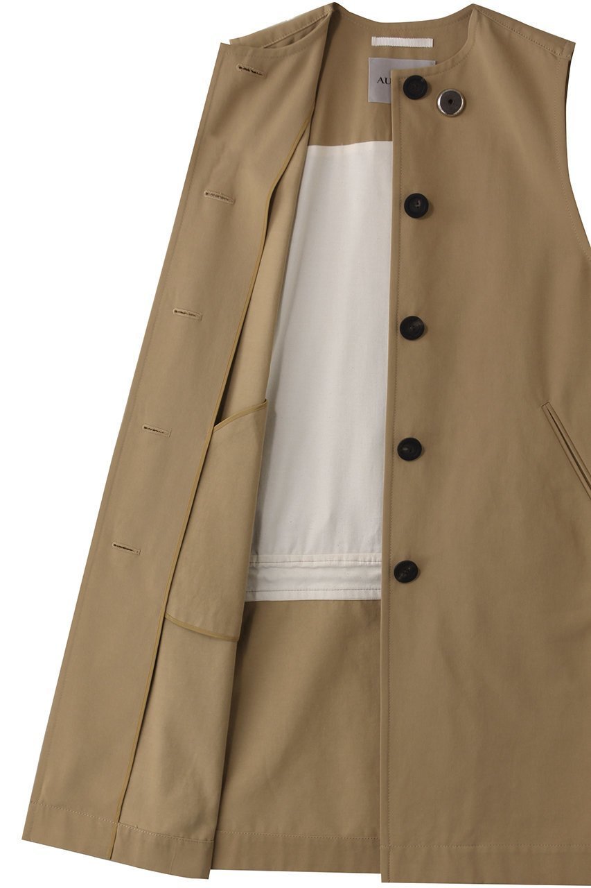 【オブリオ/AUBRIOT】のコットンチノ ロングジレ 人気、トレンドファッション・服の通販 founy(ファニー) 　ファッション　Fashion　レディースファッション　Fashion for Women　アウター　Coat / Outerwear Collection　レディースジャケット・軽アウター　Jackets　ジャケット　Jacket, Outerwear　ドレープ　Drape, Draping Fabric　フォルム　Silhouette, Form　フロント　Front, Front Design　ベスト　Vest, Waistcoat　モダン　Modern, Contemporary　ヴィンテージ　Vintage Style　other-6|ID: prp329100004372556 ipo3291000000035825371