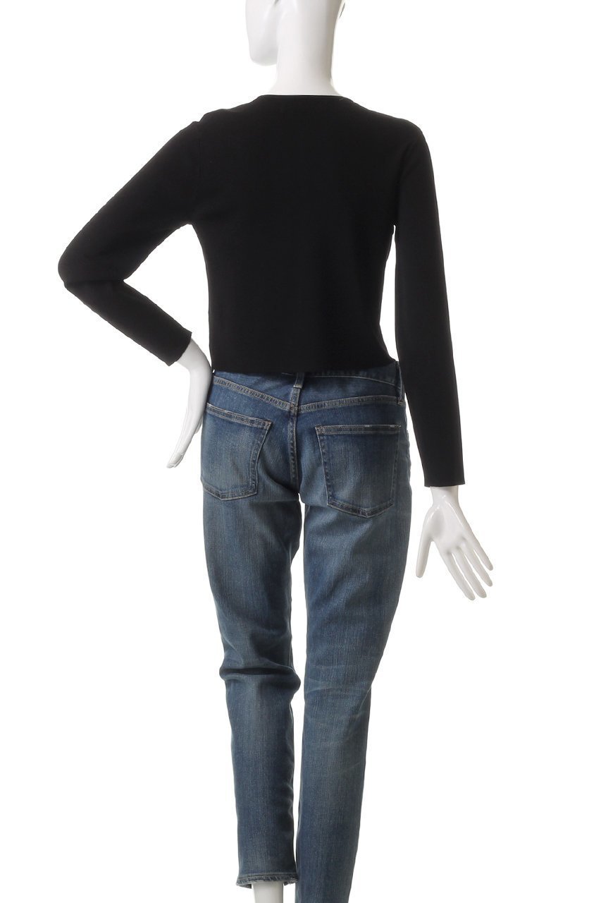 【マリリンムーン/MARILYN MOON】のブライトレーヨンパールカーディガン 人気、トレンドファッション・服の通販 founy(ファニー) 　ファッション　Fashion　レディースファッション　Fashion for Women　トップス・カットソー　Cut & Sew Tops　ニット　Knit Tops & Sweaters　カーディガン・羽織り　Layered Style Cardigans　カーディガン　Cardigan, Knitwear　クロップド　Cropped, Short Length　バランス　Balance, Style Balance　パール　Pearl, Pearl Accent　エレガント 上品　Elegant　other-4|ID: prp329100004372567 ipo3291000000035690817