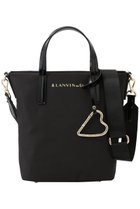 【ランバン オン ブルー/LANVIN en Bleu】のマルク ハートカラビナ小トート 484211 ブラック|ID: prp329100004372568 ipo3291000000036926889