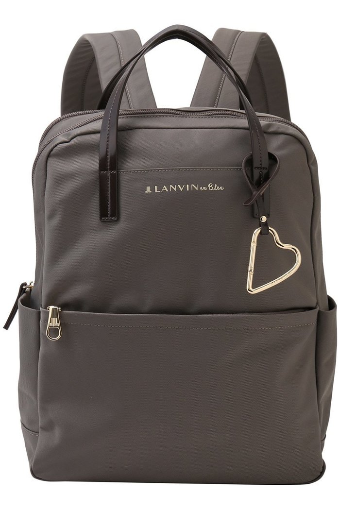 【ランバン オン ブルー/LANVIN en Bleu】のマルク ハートカラビナリュック 484214 インテリア・キッズ・メンズ・レディースファッション・服の通販 founy(ファニー) https://founy.com/ ファッション Fashion レディースファッション Fashion for Women バッグ Bags シンプル Simple, Minimal チャーム Charm, Pendant ポケット Pocket, Pocket Detail リュック Backpack, Rucksack 軽量 Lightweight, Ultra Light |ID: prp329100004372570 ipo3291000000035103706