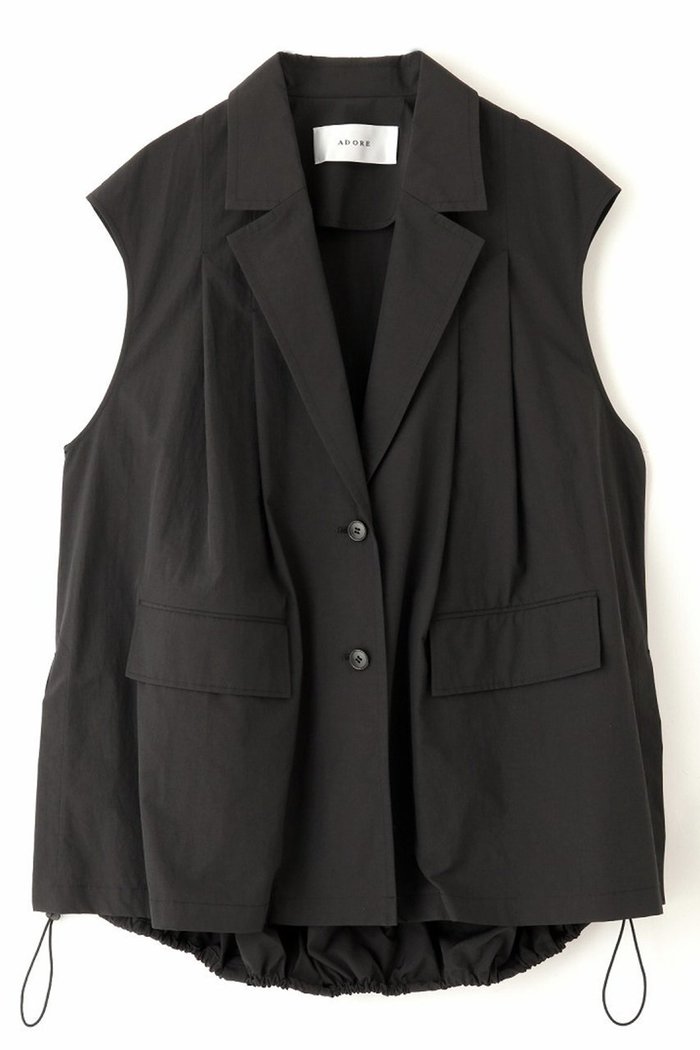 【アドーア/ADORE】のエアリープレーンクロスジレ インテリア・キッズ・メンズ・レディースファッション・服の通販 founy(ファニー) https://founy.com/ ファッション Fashion レディースファッション Fashion for Women アウター Coat / Outerwear Collection レディースジャケット・軽アウター Jackets おすすめ Recommended / Our Picks ジャケット Jacket, Outerwear ストリング String, Drawstring セットアップ Set-Up, Coordinated Outfit テーラード Tailored, Tailored Fit ベスト Vest, Waistcoat ミックス Mix, Mixed Style エレガント 上品 Elegant |ID: prp329100004372571 ipo3291000000036650333