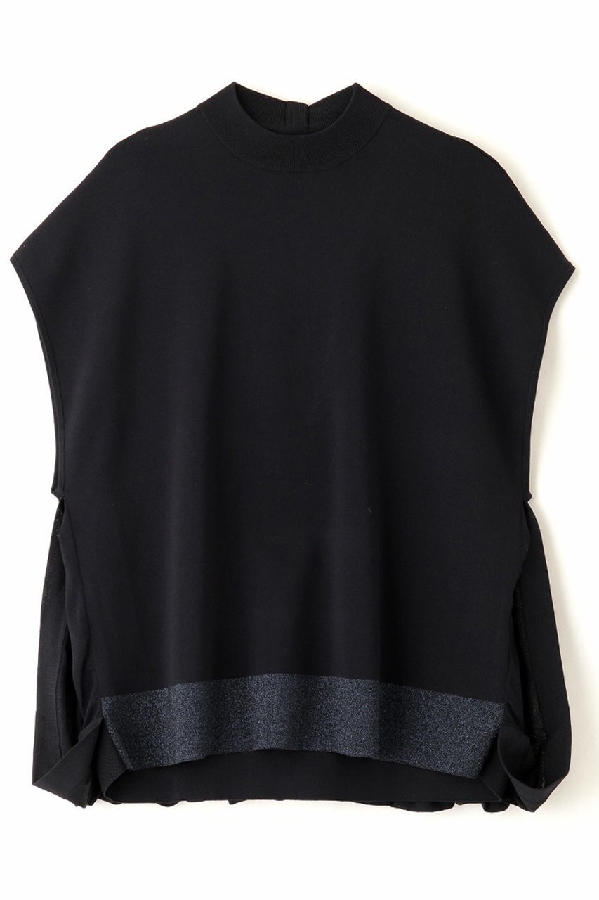 【アドーア/ADORE】のドライストレッチレイヤードニット インテリア・キッズ・メンズ・レディースファッション・服の通販 founy(ファニー) 　ファッション　Fashion　レディースファッション　Fashion for Women　トップス・カットソー　Cut & Sew Tops　ニット　Knit Tops & Sweaters　カジュアルプルオーバー・ニットトップス　Pullovers & Knit Tops / Casual Pullovers　おすすめ　Recommended / Our Picks　シンプル　Simple, Minimal　ストレッチ　Stretch, Stretchy Fabric　セットアップ　Set-Up, Coordinated Outfit　フェミニン　Feminine, Girly　フロント　Front, Front Design　リボン　Ribbon, Bow　エレガント 上品　Elegant　再入荷　Restock / Back in Stock　ネイビー|ID: prp329100004372576 ipo3291000000034989301