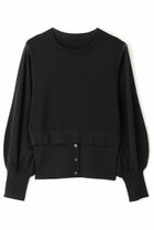 【アドーア/ADORE】のレイヤードヘムニット 人気、トレンドファッション・服の通販 founy(ファニー) ファッション Fashion レディースファッション Fashion for Women トップス・カットソー Cut & Sew Tops ニット Knit Tops & Sweaters カジュアルプルオーバー・ニットトップス Pullovers & Knit Tops / Casual Pullovers インナー Innerwear シンプル Simple, Minimal ブラウジング Blouson Silhouette, Cinched Waist 再入荷 Restock / Back in Stock thumbnail ブラック|ID: prp329100004372577 ipo3291000000034989308