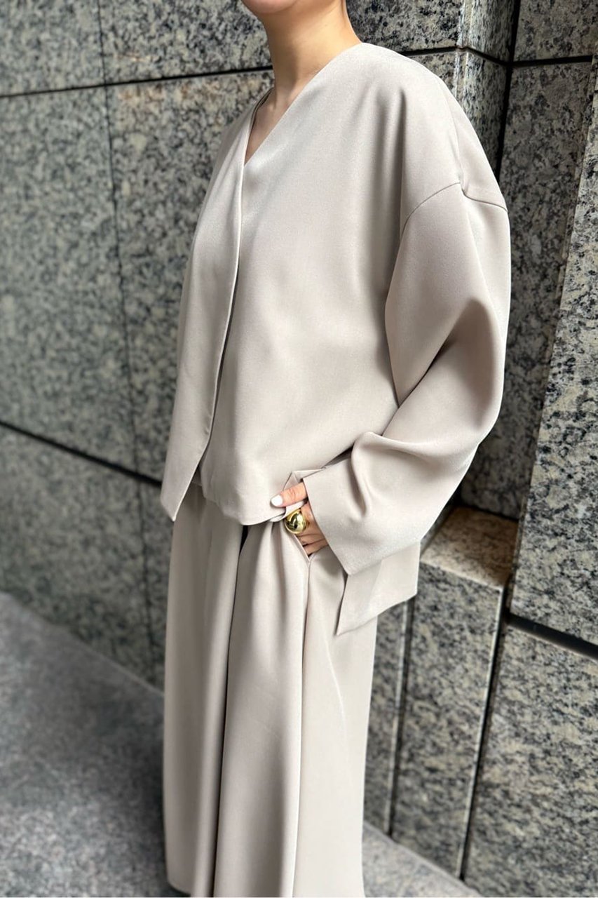 【アドーア/ADORE】のドライカシドスジャケット 人気、トレンドファッション・服の通販 founy(ファニー) 　ファッション　Fashion　レディースファッション　Fashion for Women　アウター　Coat / Outerwear Collection　レディースジャケット・軽アウター　Jackets　ショート　Short, Short Length　ジャケット　Jacket, Outerwear　スタイリッシュ　Stylish, Fashionable　セットアップ　Set-Up, Coordinated Outfit　テーラード　Tailored, Tailored Fit　ポケット　Pocket, Pocket Detail　人気　Popular, Best Seller　other-6|ID: prp329100004372580 ipo3291000000032964976