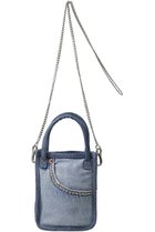 【ウィムガゼット/Whim Gazette】の【Jeanie Blue】STUDS MINI TOTE ブルー|ID: prp329100004372583 ipo3291000000032782755