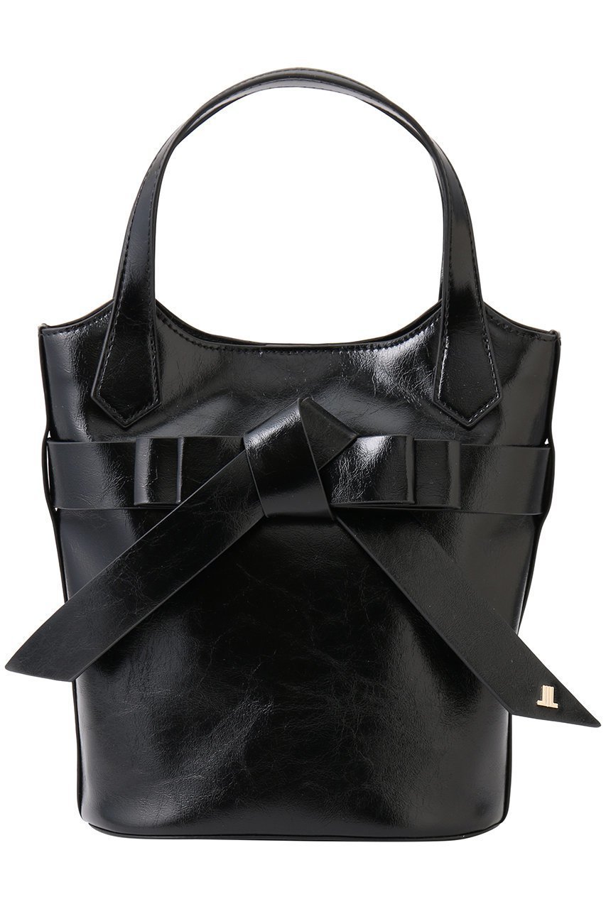 【ランバン オン ブルー/LANVIN en Bleu】のリュバン リボントートバッグ 484490 インテリア・キッズ・メンズ・レディースファッション・服の通販 founy(ファニー) 　ファッション　Fashion　レディースファッション　Fashion for Women　バッグ　Bags　エレガント 上品　Elegant　シンプル　Simple, Minimal　スマート　Smart, Elegant　リボン　Ribbon, Bow　ブラック|ID: prp329100004372586 ipo3291000000035553021