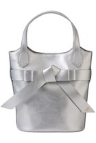 【ランバン オン ブルー/LANVIN en Bleu】のリュバン リボントートバッグ 484490 シルバー|ID: prp329100004372586 ipo3291000000035553022