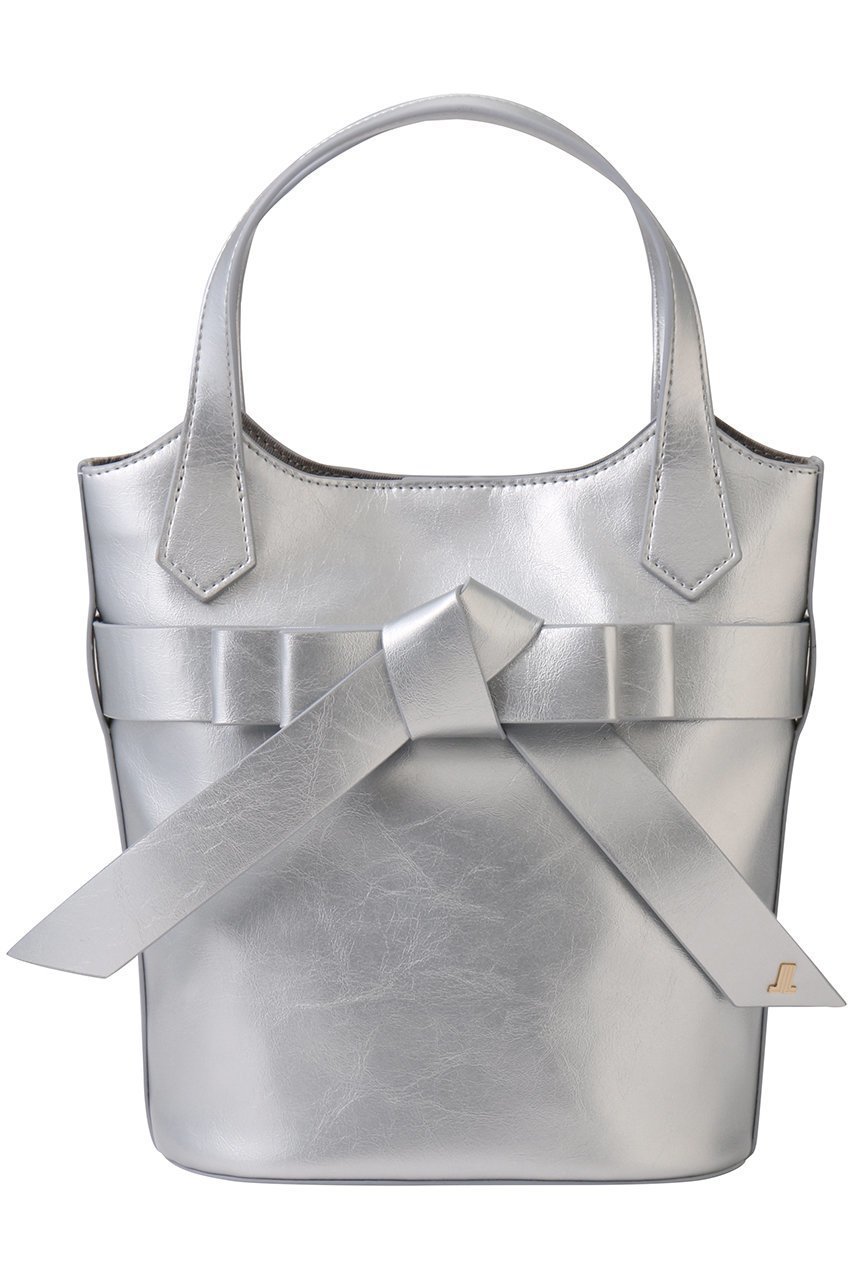 【ランバン オン ブルー/LANVIN en Bleu】のリュバン リボントートバッグ 484490 インテリア・キッズ・メンズ・レディースファッション・服の通販 founy(ファニー) 　ファッション　Fashion　レディースファッション　Fashion for Women　バッグ　Bags　エレガント 上品　Elegant　シンプル　Simple, Minimal　スマート　Smart, Elegant　リボン　Ribbon, Bow　シルバー|ID: prp329100004372586 ipo3291000000035553022