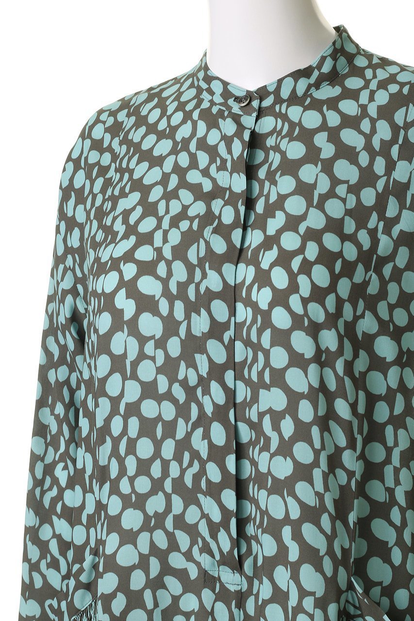【ハウス オブ ロータス/HOUSE OF LOTUS】のランダムドットワンピース 人気、トレンドファッション・服の通販 founy(ファニー) 　ファッション　Fashion　レディースファッション　Fashion for Women　ワンピース　Dresses　チュニック　Tunic Tops & Dresses　ギャザー　Gathered, Ruffled　シャーリング　Shirring, Ruched　チュニック　Tunic, Long Top　ドット　Polka Dot, Dot Pattern　ドレープ　Drape, Draping Fabric　プリント　Print, Printed Pattern　ポケット　Pocket, Pocket Detail　ロング　Long, Long-Length　other-5|ID: prp329100004372588 ipo3291000000032871481