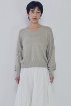 【プルミエ アロンディスモン/1er Arrondissement】のブライトニットVネックプルオーバー 人気、トレンドファッション・服の通販 founy(ファニー) ファッション Fashion レディースファッション Fashion for Women トップス・カットソー Cut & Sew Tops ニット Knit Tops & Sweaters カジュアルプルオーバー・ニットトップス Pullovers & Knit Tops / Casual Pullovers Vネックトップス V-Neck Tops / V-Cut Neckline Shirts 2026年 2026 イタリア Italy フェミニン Feminine, Girly リネン Linen, Linen Fabric エレガント 上品 Elegant 夏 Summer 春 Spring S/S・春夏 SS, Spring/Summer, Warm Season thumbnail ベージュ|ID: prp329100004372590 ipo3291000000035294003