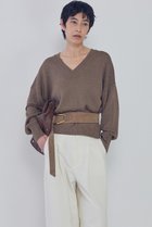【プルミエ アロンディスモン/1er Arrondissement】のブライトニットVネックプルオーバー 人気、トレンドファッション・服の通販 founy(ファニー) ファッション Fashion レディースファッション Fashion for Women トップス・カットソー Cut & Sew Tops ニット Knit Tops & Sweaters カジュアルプルオーバー・ニットトップス Pullovers & Knit Tops / Casual Pullovers Vネックトップス V-Neck Tops / V-Cut Neckline Shirts 2026年 2026 イタリア Italy フェミニン Feminine, Girly リネン Linen, Linen Fabric エレガント 上品 Elegant 夏 Summer 春 Spring S/S・春夏 SS, Spring/Summer, Warm Season thumbnail ブラウン|ID: prp329100004372590 ipo3291000000035294005