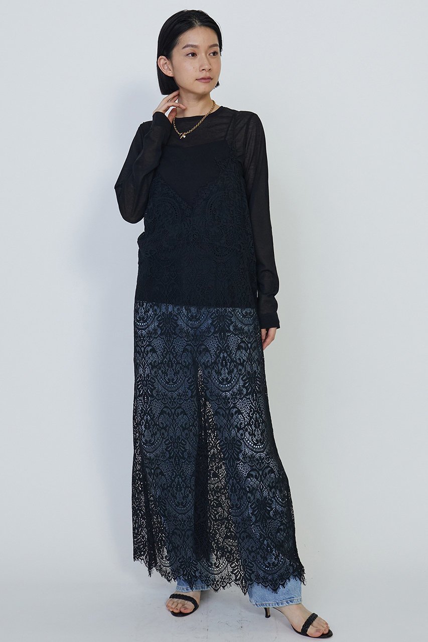 【プルミエ アロンディスモン/1er Arrondissement】のラッセルレースキャミドレス 人気、トレンドファッション・服の通販 founy(ファニー) 　ファッション　Fashion　レディースファッション　WOMEN　ワンピース　Dress　ドレス　Party Dresses　チュニック　Tunic　おすすめ　Recommend　エレガント 上品　Elegant　チュニック　Tunic　デニム　Denim　ラッセル　Russell　レース　Race　ロング　Long　other-6|ID: prp329100004372596 ipo3291000000031336868