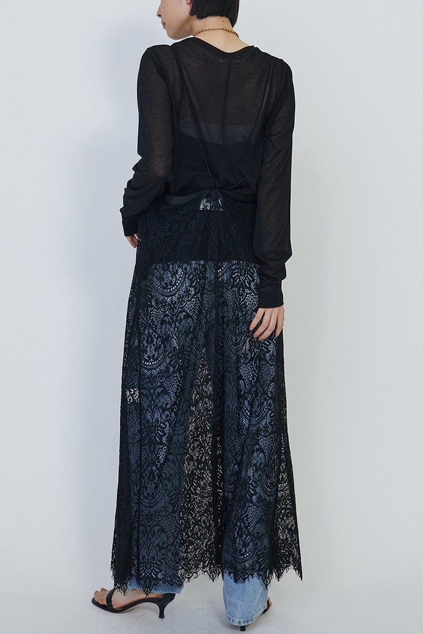 【プルミエ アロンディスモン/1er Arrondissement】のラッセルレースキャミドレス 人気、トレンドファッション・服の通販 founy(ファニー) 　ファッション　Fashion　レディースファッション　WOMEN　ワンピース　Dress　ドレス　Party Dresses　チュニック　Tunic　おすすめ　Recommend　エレガント 上品　Elegant　チュニック　Tunic　デニム　Denim　ラッセル　Russell　レース　Race　ロング　Long　other-8|ID: prp329100004372596 ipo3291000000031336871