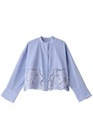 【アルアバイル/allureville】のエンブロイダリーポイントシャツ 人気、トレンドファッション・服の通販 founy(ファニー) ファッション Fashion レディースファッション Fashion for Women トップス・カットソー Cut & Sew Tops シャツ・ブラウス・オフィスカジュアル Elegant Blouses & Button-Ups おすすめ Recommended / Our Picks ショート Short, Short Length スポーティ Sporty, Casual Athletic スリーブ Sleeve, Long Sleeve / Short Sleeve トレンド Trend, Trending Now バランス Balance, Style Balance フロント Front, Front Design メッシュ Mesh, Net Fabric ロング Long, Long-Length ワイド Wide, Wide Fit |ID:prp329100004372597