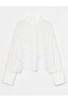 【アルアバイル/allureville】のエンブロイダリーポイントシャツ ホワイト|ID: prp329100004372597 ipo3291000000032707827