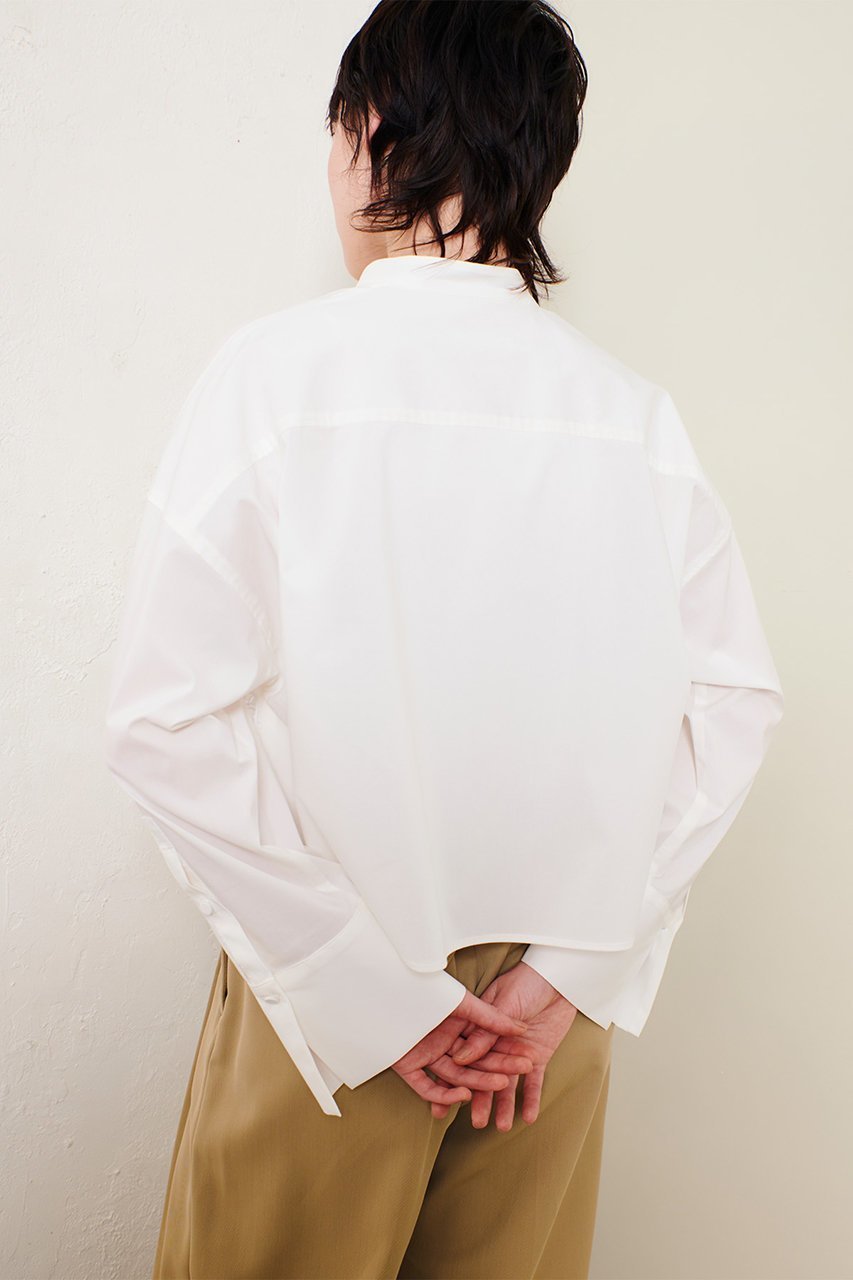 【アルアバイル/allureville】のエンブロイダリーポイントシャツ 人気、トレンドファッション・服の通販 founy(ファニー) 　ファッション　Fashion　レディースファッション　Fashion for Women　トップス・カットソー　Cut & Sew Tops　シャツ・ブラウス・オフィスカジュアル　Elegant Blouses & Button-Ups　おすすめ　Recommended / Our Picks　ショート　Short, Short Length　スポーティ　Sporty, Casual Athletic　スリーブ　Sleeve, Long Sleeve / Short Sleeve　トレンド　Trend, Trending Now　バランス　Balance, Style Balance　フロント　Front, Front Design　メッシュ　Mesh, Net Fabric　ロング　Long, Long-Length　ワイド　Wide, Wide Fit　other-8|ID: prp329100004372597 ipo3291000000032707838