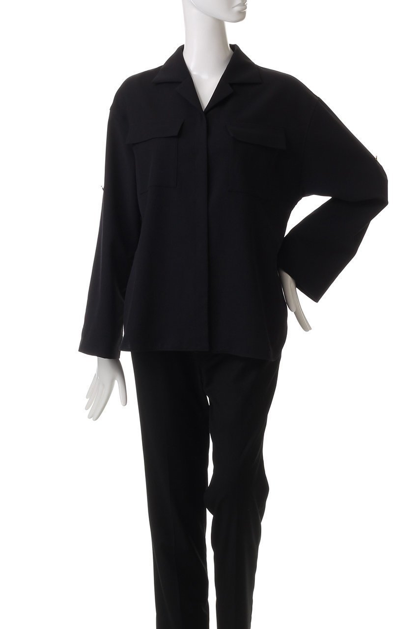 【アルアバイル/allureville】のカルゼターンバックシャツ 人気、トレンドファッション・服の通販 founy(ファニー) 　ファッション　Fashion　レディースファッション　WOMEN　トップス・カットソー　Tops/Tshirt　シャツ/ブラウス　Shirts/Blouses　バッグ　Bag　シンプル　Simple　スリーブ　Sleeve　ベーシック　Basic　ロング　Long　羽織　Haori　other-2|ID: prp329100004372599 ipo3291000000031336886