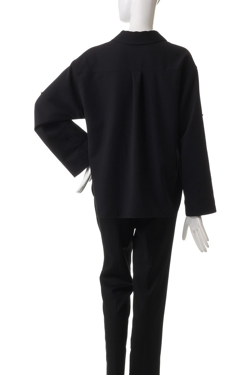 【アルアバイル/allureville】のカルゼターンバックシャツ 人気、トレンドファッション・服の通販 founy(ファニー) 　ファッション　Fashion　レディースファッション　WOMEN　トップス・カットソー　Tops/Tshirt　シャツ/ブラウス　Shirts/Blouses　バッグ　Bag　シンプル　Simple　スリーブ　Sleeve　ベーシック　Basic　ロング　Long　羽織　Haori　other-4|ID: prp329100004372599 ipo3291000000031336888