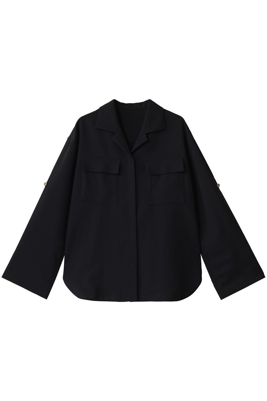 【アルアバイル/allureville】のカルゼターンバックシャツ 人気、トレンドファッション・服の通販 founy(ファニー) 　ファッション　Fashion　レディースファッション　Fashion for Women　トップス・カットソー　Cut & Sew Tops　シャツ・ブラウス・オフィスカジュアル　Elegant Blouses & Button-Ups　バッグ　Bags　シンプル　Simple, Minimal　スリーブ　Sleeve, Long Sleeve / Short Sleeve　ベーシック　Basic, Essential　ロング　Long, Long-Length　羽織　Haori, Light Jacket　 other-1|ID: prp329100004372599 ipo3291000000032707850