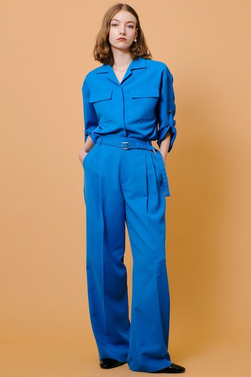 【アルアバイル/allureville】のカルゼターンバックシャツ 人気、トレンドファッション・服の通販 founy(ファニー) 　ファッション　Fashion　レディースファッション　Fashion for Women　トップス・カットソー　Cut & Sew Tops　シャツ・ブラウス・オフィスカジュアル　Elegant Blouses & Button-Ups　バッグ　Bags　シンプル　Simple, Minimal　スリーブ　Sleeve, Long Sleeve / Short Sleeve　ベーシック　Basic, Essential　ロング　Long, Long-Length　羽織　Haori, Light Jacket　other-7|ID: prp329100004372599 ipo3291000000032707862