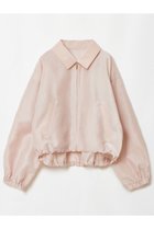 【アルアバイル/allureville】のオーガンジーステンカラーブルゾン ピンク|ID: prp329100004372601 ipo3291000000032705452