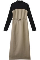 【アルアバイル/allureville】のスラブオックステレコドッキングワンピース ベージュ|ID: prp329100004372604 ipo3291000000032866079
