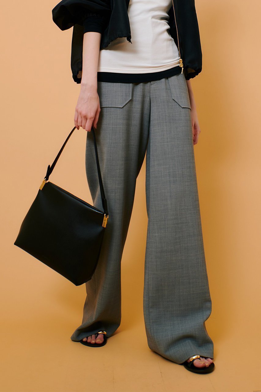 【アルアバイル/allureville】のT/W 2WAYバイヤスワイドパンツ 人気、トレンドファッション・服の通販 founy(ファニー) 　ファッション　Fashion　レディースファッション　WOMEN　パンツ　Pants　シンプル　Simple　ポケット　Pocket　ワイド　Wide　other-6|ID: prp329100004372605 ipo3291000000031417145