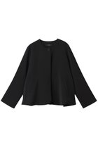 【アルアバイル/allureville】のダブルクロスクルーネックAライNジャケット ブラック|ID: prp329100004372607 ipo3291000000032684393