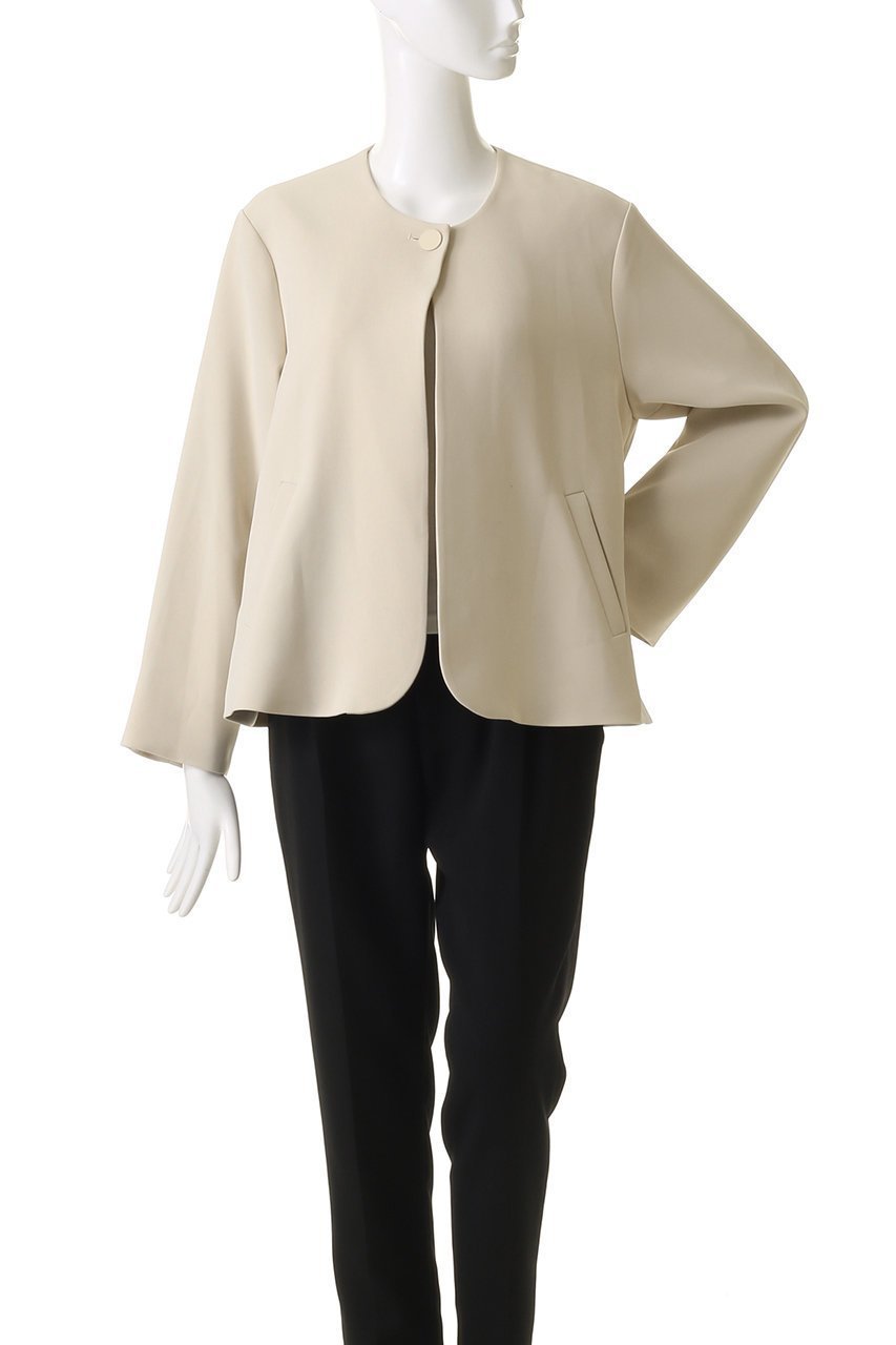 【アルアバイル/allureville】のダブルクロスクルーネックAライNジャケット 人気、トレンドファッション・服の通販 founy(ファニー) 　ファッション　Fashion　レディースファッション　Fashion for Women　アウター　Coat / Outerwear Collection　レディースジャケット・軽アウター　Jackets　おすすめ　Recommended / Our Picks　ジャケット　Jacket, Outerwear　セットアップ　Set-Up, Coordinated Outfit　ダブル　Double, Double-Breasted　パーティ　Party, Party Style　other-2|ID: prp329100004372607 ipo3291000000035847418