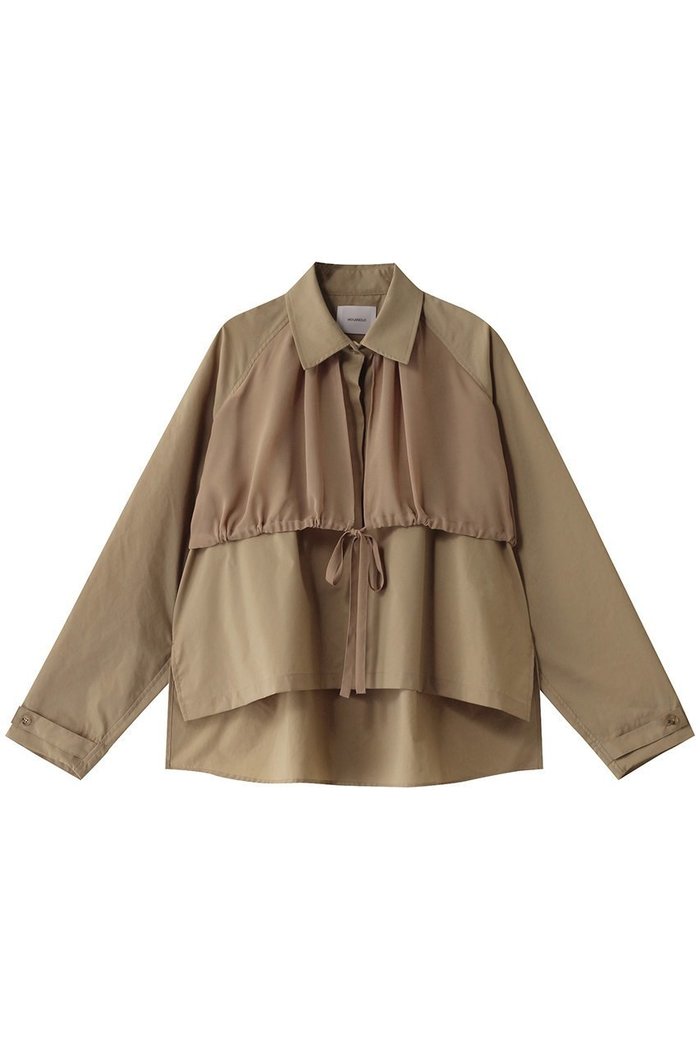 【ミディウミソリッド/MIDIUMISOLID】のtrench shirt.M シャツ インテリア・キッズ・メンズ・レディースファッション・服の通販 founy(ファニー) https://founy.com/ ファッション Fashion レディースファッション Fashion for Women トップス・カットソー Cut & Sew Tops シャツ・ブラウス・オフィスカジュアル Elegant Blouses & Button-Ups クロップド Cropped, Short Length スリーブ Sleeve, Long Sleeve / Short Sleeve デニム Denim, Jeans Material ドッキング Docking, Mixed Material パーティ Party, Party Style ベーシック Basic, Essential ロング Long, Long-Length |ID: prp329100004372624 ipo3291000000035412290