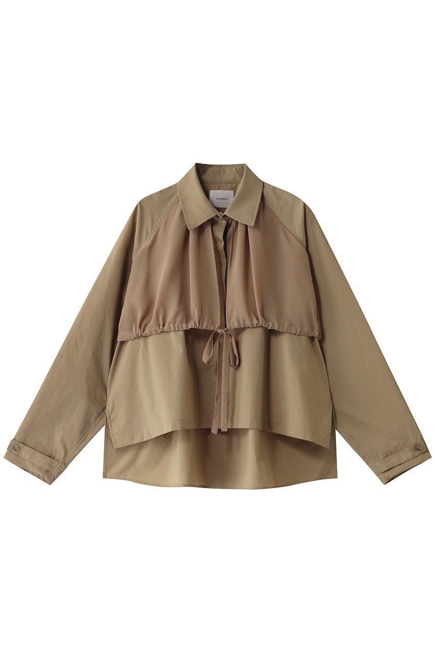 【ミディウミソリッド/MIDIUMISOLID】のtrench shirt.M シャツ 人気、トレンドファッション・服の通販 founy(ファニー) 　ファッション　Fashion　レディースファッション　Fashion for Women　トップス・カットソー　Cut & Sew Tops　シャツ・ブラウス・オフィスカジュアル　Elegant Blouses & Button-Ups　クロップド　Cropped, Short Length　スリーブ　Sleeve, Long Sleeve / Short Sleeve　デニム　Denim, Jeans Material　ドッキング　Docking, Mixed Material　パーティ　Party, Party Style　ベーシック　Basic, Essential　ロング　Long, Long-Length　 other-1|ID: prp329100004372624 ipo3291000000035412290