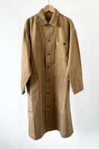 【レリル/lelill】のTHE WORK COAT 人気、トレンドファッション・服の通販 founy(ファニー) ファッション Fashion レディースファッション WOMEN アウター Coat Outerwear コート Coats サテン Satin スリット Slit パッチ Patch ポケット Pocket ロング Long ワーク Work NEW・新作・新着・新入荷 New Arrivals thumbnail ベージュ|ID: prp329100004372627 ipo3291000000030558437