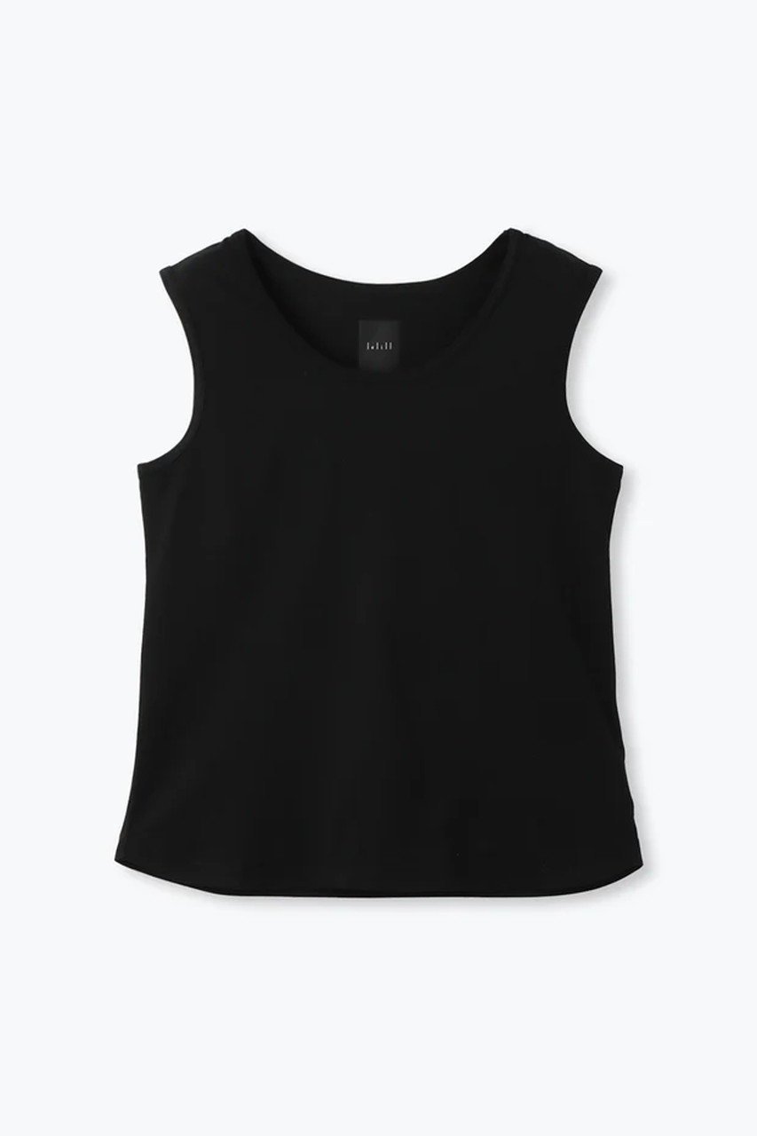 【レリル/lelill】の【日本製】ハイテクインナータンク インテリア・キッズ・メンズ・レディースファッション・服の通販 founy(ファニー) 　ファッション　Fashion　レディースファッション　Fashion for Women　トップス・カットソー　Cut & Sew Tops　キャミソール&ノースリーブ　Camisoles & Sleeveless Tops　シャツ・ブラウス・オフィスカジュアル　Elegant Blouses & Button-Ups　ロングTシャツ・Tシャツ　Longline T-Shirts & Tees　カットソー・ベーシックTシャツ　Cut-and-Sewn Tops / Stretch Tees & Basics　インナー　Innerwear　カッティング　Cutting Detail　キャミソール　Camisole, Spaghetti Strap Top　タンク　Tank Top, Sleeveless Top　フィット　Fit, Slim Fit　ボトム　Bottoms, Lower Wear　定番　Standard, Basic Item　日本製　Made In Japan　ブラック|ID: prp329100004372628 ipo3291000000032879370
