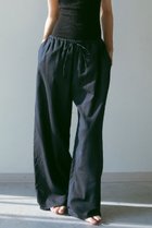 【エトレトウキョウ/ETRE TOKYO】のダブルガーゼリラクシーパンツ ネイビー|ID:prp329100004372637