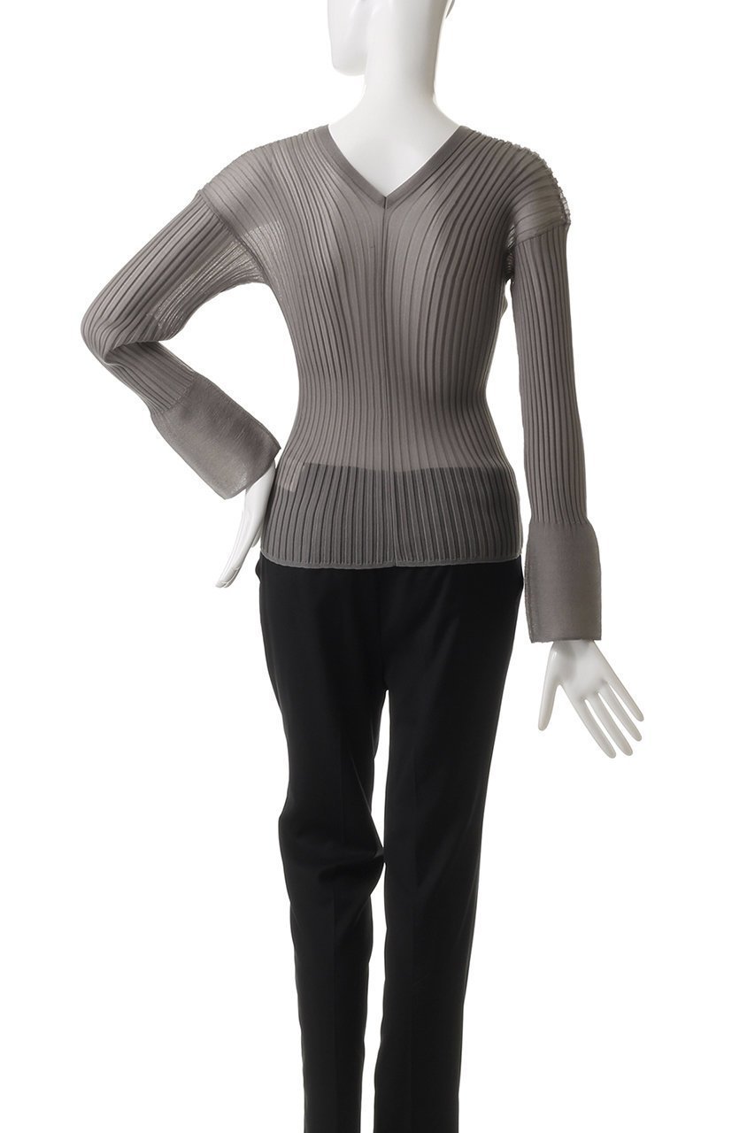 【スタニングルアー/STUNNING LURE】のrシアーリブニットカーディガン 人気、トレンドファッション・服の通販 founy(ファニー) 　ファッション　Fashion　レディースファッション　Fashion for Women　トップス・カットソー　Cut & Sew Tops　ニット　Knit Tops & Sweaters　カーディガン・羽織り　Layered Style Cardigans　オーガンジー　Organza Fabric　カーディガン　Cardigan, Knitwear　シアー　Sheer, See-Through　フィット　Fit, Slim Fit　リブニット　Rib Knit, Ribbed Knit　other-4|ID: prp329100004372644 ipo3291000000032937234