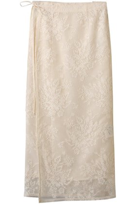 【スタニングルアー/STUNNING LURE】のラップスカート 人気、トレンドファッション・服の通販 founy(ファニー) ファッション Fashion レディースファッション Fashion for Women スカート Skirts ロングスカート Long Skirts / Maxi & Midi Skirts エレガント 上品 Elegant フラワー Flower, Floral ラップ Wrap, Wrap Design リボン Ribbon, Bow レース Lace, Lace Fabric ロング Long, Long-Length |ID:prp329100004372646