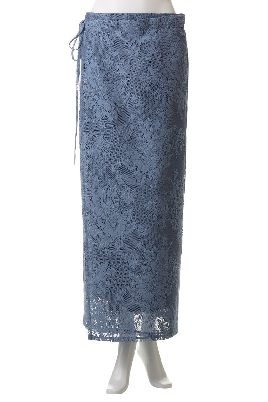 【スタニングルアー/STUNNING LURE】のラップスカート 人気、トレンドファッション・服の通販 founy(ファニー) 　ファッション　Fashion　レディースファッション　Fashion for Women　スカート　Skirts　ロングスカート　Long Skirts / Maxi & Midi Skirts　エレガント 上品　Elegant　フラワー　Flower, Floral　ラップ　Wrap, Wrap Design　リボン　Ribbon, Bow　レース　Lace, Lace Fabric　ロング　Long, Long-Length　other-2|ID: prp329100004372646 ipo3291000000035639248