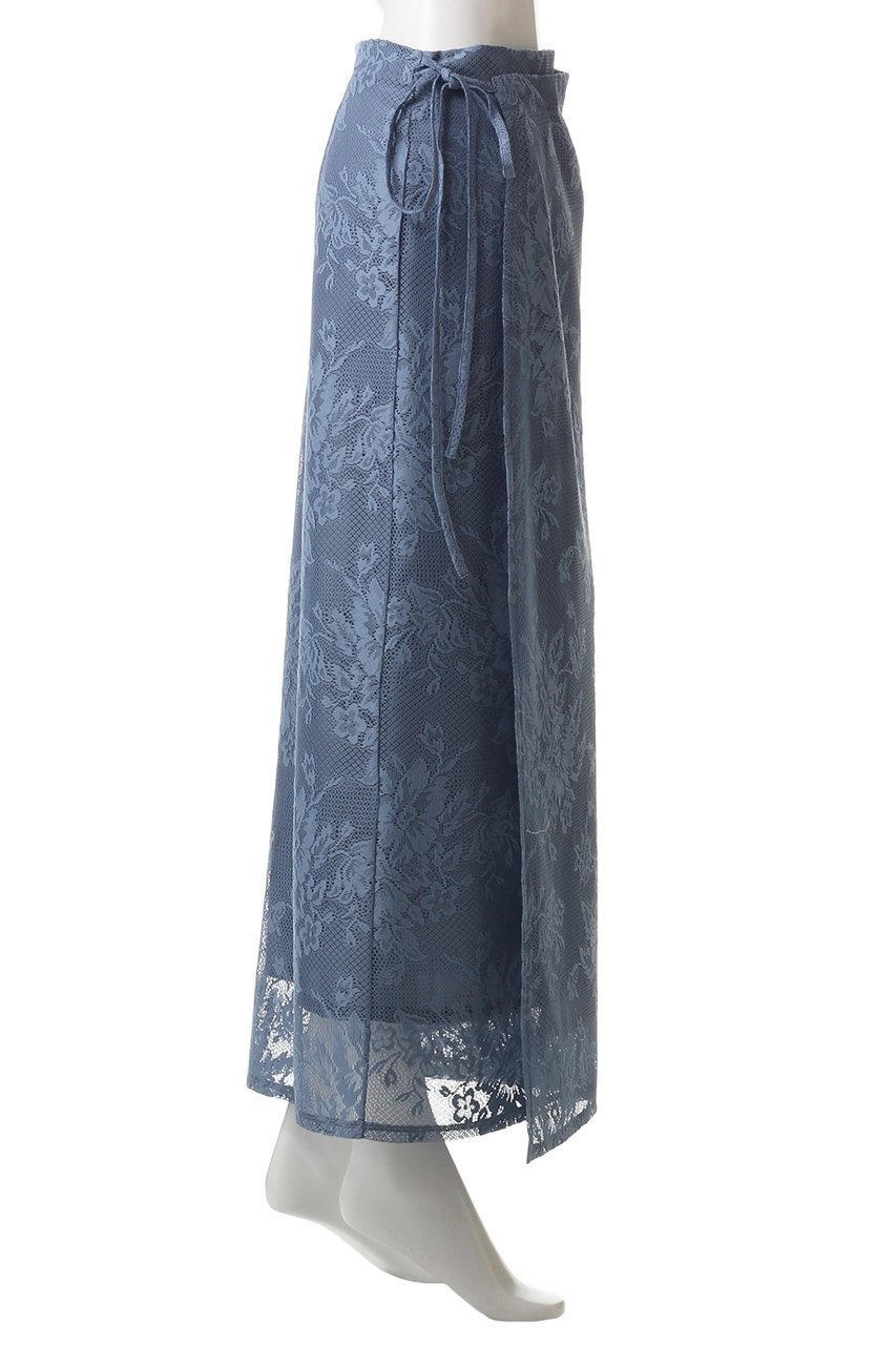 【スタニングルアー/STUNNING LURE】のラップスカート 人気、トレンドファッション・服の通販 founy(ファニー) 　ファッション　Fashion　レディースファッション　Fashion for Women　スカート　Skirts　ロングスカート　Long Skirts / Maxi & Midi Skirts　エレガント 上品　Elegant　フラワー　Flower, Floral　ラップ　Wrap, Wrap Design　リボン　Ribbon, Bow　レース　Lace, Lace Fabric　ロング　Long, Long-Length　other-3|ID: prp329100004372646 ipo3291000000035639249