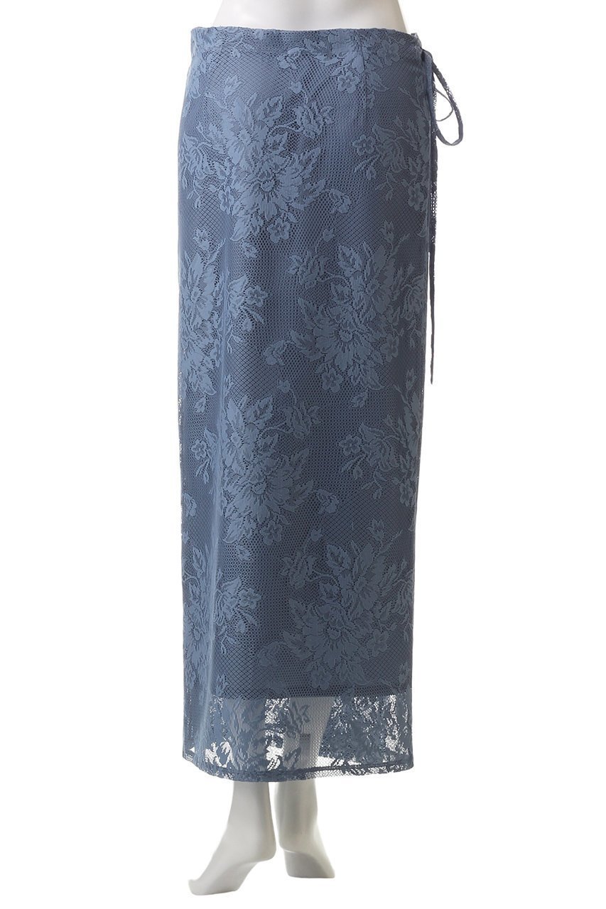 【スタニングルアー/STUNNING LURE】のラップスカート 人気、トレンドファッション・服の通販 founy(ファニー) 　ファッション　Fashion　レディースファッション　Fashion for Women　スカート　Skirts　ロングスカート　Long Skirts / Maxi & Midi Skirts　エレガント 上品　Elegant　フラワー　Flower, Floral　ラップ　Wrap, Wrap Design　リボン　Ribbon, Bow　レース　Lace, Lace Fabric　ロング　Long, Long-Length　other-4|ID: prp329100004372646 ipo3291000000035639250