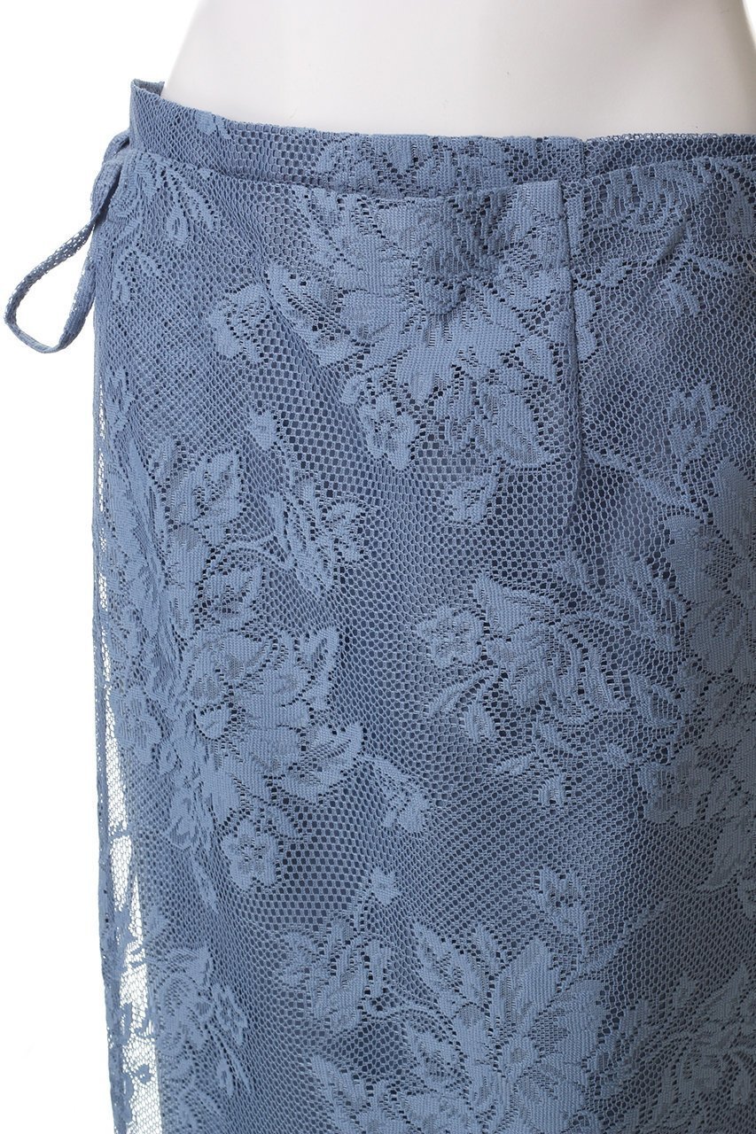 【スタニングルアー/STUNNING LURE】のラップスカート 人気、トレンドファッション・服の通販 founy(ファニー) 　ファッション　Fashion　レディースファッション　Fashion for Women　スカート　Skirts　ロングスカート　Long Skirts / Maxi & Midi Skirts　エレガント 上品　Elegant　フラワー　Flower, Floral　ラップ　Wrap, Wrap Design　リボン　Ribbon, Bow　レース　Lace, Lace Fabric　ロング　Long, Long-Length　other-5|ID: prp329100004372646 ipo3291000000035639251