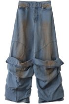 【プランク プロジェクト/PRANK PROJECT】のフェイクブーツデニム / Faux Boot Denim BLU(ブルー)|ID: prp329100004372660 ipo3291000000035975020