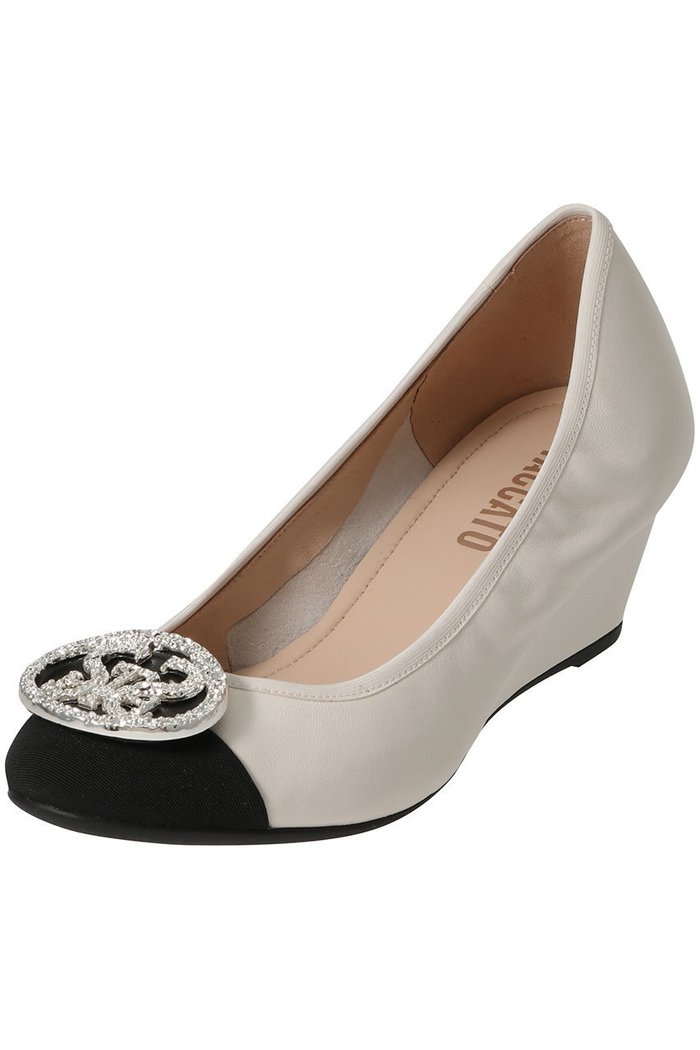 【スタッカート/STACCATO】のSTビジューウェッジソールパンプス インテリア・キッズ・メンズ・レディースファッション・服の通販 founy(ファニー) https://founy.com/ ファッション Fashion レディースファッション Fashion for Women デニム Denim, Jeans Material パーティ Party, Party Style ビジュー Bijou, Jewel-like Accent フォルム Silhouette, Form フロント Front, Front Design |ID: prp329100004374901 ipo3291000000035059450